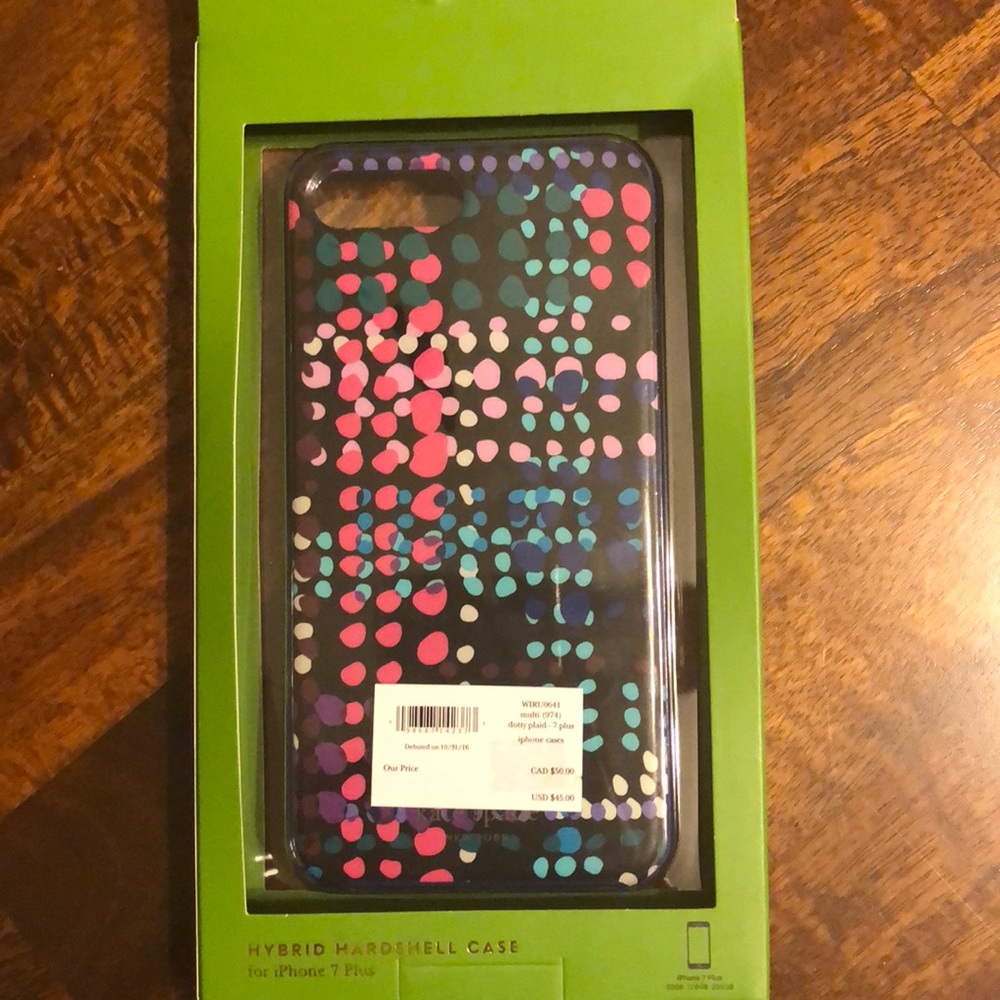 Kate Spade iphone7 plus hard shell case